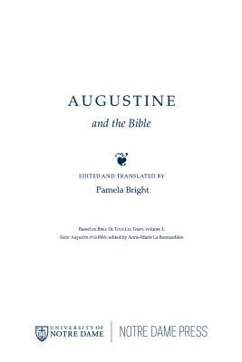 Augustine and the Bible by 