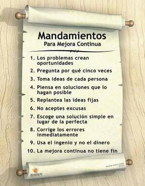 Continuous Improvement Poster (Spanish) by Enna