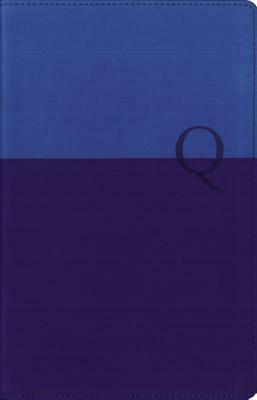 NIV, Quest Study Bible, Personal Size, Imitation Leather, Blue, Indexed: The Question and Answer Bible by The Zondervan Corporation