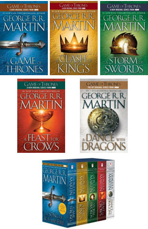 A Song of Ice and Fire series: 5-Book Boxed Set by George R.R. Martin