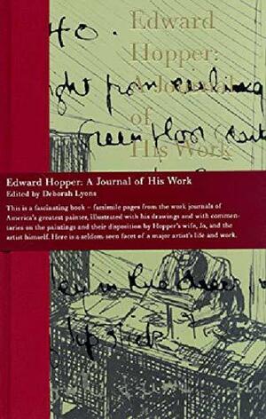 Edward Hopper: A Journal of His Work by Deborah Lyons, Brian O'Doherty
