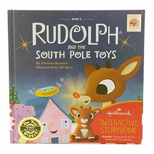 Hallmark StoryBuddy Interactive Book Rudolph And The South Pole Toys Book 2 by Chelsea Resnick