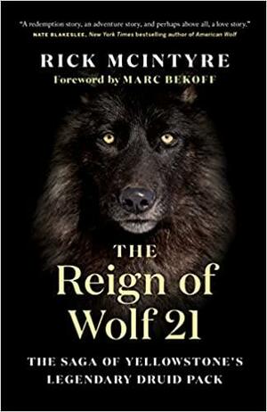 The Reign of Wolf 21: The Saga of Yellowstone's Legendary Druid Pack by Marc Bekoff, Rick McIntyre