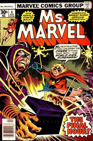 Ms. Marvel (1977-1979) #4 by Ed Hannigan, Jim Mooney, Frank Giacoia, Chris Claremont