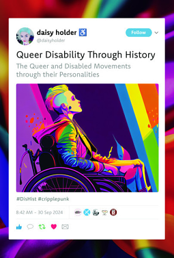  Queer Disability through History: The Queer and Disabled Movements through their Personalities by Daisy Holder