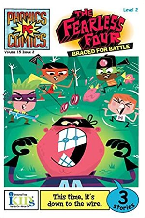 Phonics Comics: The Fearless Four: Braced for Battle - Issue 2 Level 2 by Lynne Richards