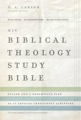 NIV, Biblical Theology Study Bible, Hardcover, Comfort Print: Follow God's Redemptive Plan as It Unfolds Throughout Scripture by 