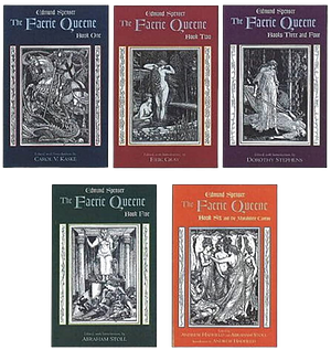 The Faerie Queene: Complete in Five Volumes by Edmund Spenser