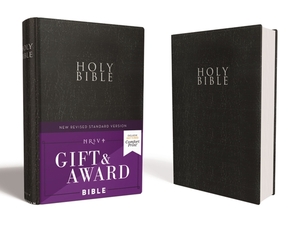 Nrsv, Gift and Award Bible, Leather-Look, Black, Comfort Print by The Zondervan Corporation