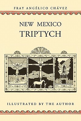 New Mexico Triptych by Angelico Chavez, Fray Angelico Chavez
