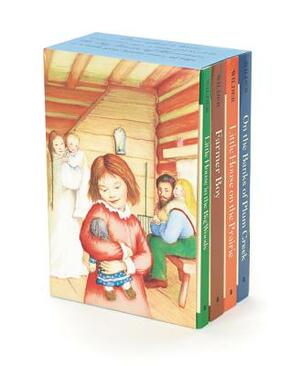 Little House 4-Book Box Set: Little House in the Big Woods, Farmer Boy, Little House on the Prairie, on the Banks of Plum Creek by Laura Ingalls Wilder