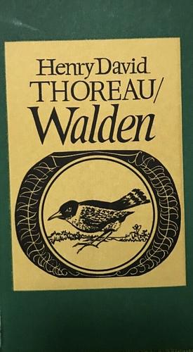 Walden by Henry David Thoreau