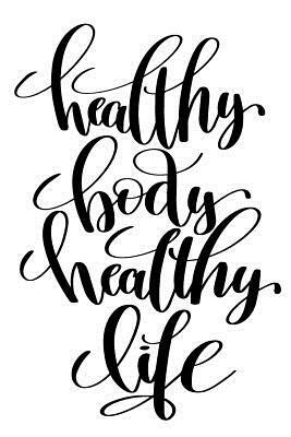 Healthy Body Healthy Life: 6x9 College Ruled Line Paper 150 Pages by Startup