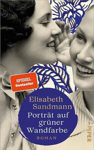Porträt auf grüner Wandfarbe by Elisabeth Sandmann, Elisabeth Sandmann