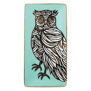 Patch NYC Owl Rectangle Porcelain Tray by Galison