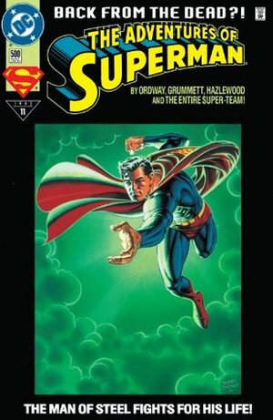Adventures of Superman, #500: The Man of Steel fights for his Life! by Brett Breeding, Jon Bogdanove, Dan Jurgens, Jerry Ordway, Tom Grummett