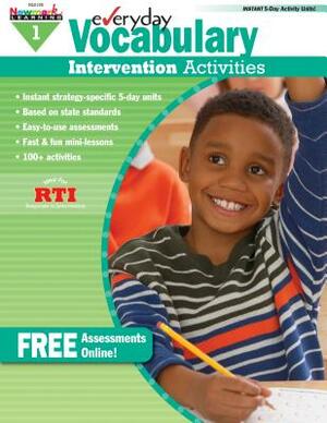 Everyday Vocabulary Intervention Activities for Grade 1 Teacher Resource by Jackie Glassman