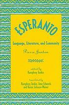 Esperanto by Pierre Janton