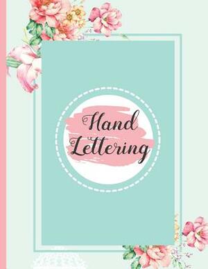 Hand Lettering: 8.5" X 11" DOT GRID LARGE SKETCHBOOK 100 Pgs. Practice and master Hand Lettering. Create Beautiful designs. by Inspired Notebooks