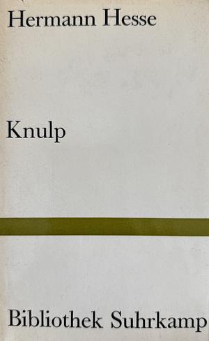 Knulp by Hermann Hesse