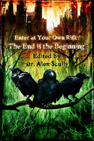 Enter at Your Own Risk: The End Is the Beginning by T. Fox Dunham, Michael Meeske, John Grover, Blaze McRob, Gary A. Braunbeck, Lawrence Santoro, Joshua Skye, Kevin Wetmore, M.R. James, H.F. Arnold, Rose Blackthorn, Alex Scully, Kenneth W. Cain, Gregory L. Norris, Nathaniel Hawthorne, K. Trap Jones, Edgar Allan Poe, B.E. Scully, Gertrude Atherton, Norman Partridge, Mary Shelley, Gene O'Neill, Die Booth, H.P. Lovecraft, Eric J. Guignard, Julianne Snow, Mark Patrick Lynch, Tais Teng, Sydney Leigh