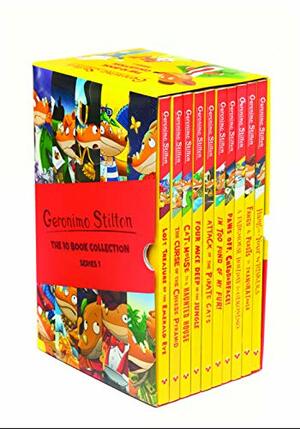Geronimo Stilton: 10 Book Collection (Series 1) Geronimo Stilton Collection 10 Books Gift Set (The Curse of the Cheese Pyramid, Four Mice Deep in the ... Whiskers, Fangs and Feasts in Transratania) by Geronimo Stilton