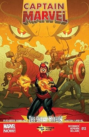 Captain Marvel (2012-2013) #13 by Gerardo Sandoval, Andy Troy, Scott Hepburn, Kelly Sue DeConnick, Jordie Bellaire, Joe Quiñones