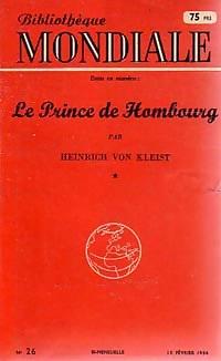 Le Prince de Hombourg by Heinrich von Kleist