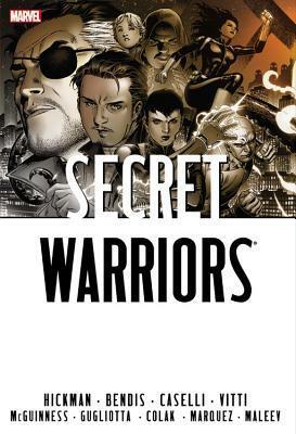 Secret Warriors Omnibus by Chris Sotomayor, Mark Morales, Justin Ponsor, Imaginary Friends Studios, Tom Palmer, Alex Maleev, Jonathan Hickman, Gianluca Gugliotta, Jim Cheung, Sunny Gho, Matt Hollingsworth, Danielle Rudoni, David Marquez, Mirko Colak, José Villarrubia, IFS, Ed McGuinness, Alessandro Vitti, Brian Michael Bendis, Gérald Parel, Dave Lanphear, Stefano Caselli