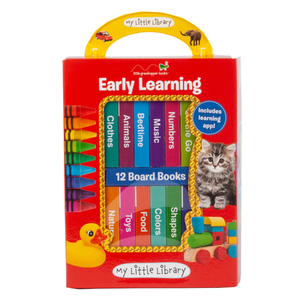 My Little Library: Early Learning - First Words (12 Board Books & Downloadable App!) by Little Grasshopper Books