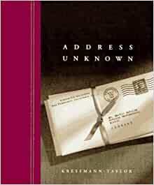 Address Unknown by Kathrine Kressmann Taylor