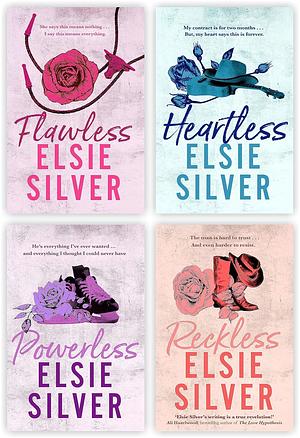 Chestnut Springs Series By Elsie Silver 4 Books Collection Set (Flawless, Heartless, Powerless, Reckless) by Elsie Silver