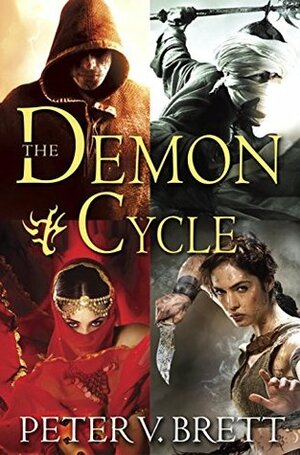 The Demon Cycle 4-Book Bundle: The Warded Man, The Desert Spear, The Daylight War, The Skull Throne by Peter V. Brett, Ingrid Herrmann-Nytko