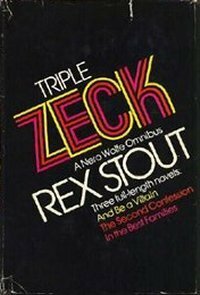 Triple Zeck by Rex Stout