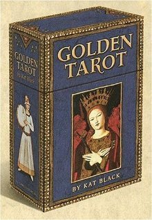 Golden Tarot Deck with 120 page book by Kat Black