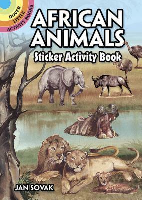 African Animals Sticker Activity Book by Jan Sovak