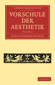 Vorschule Der Aesthetik by Gustav Theodor Fechner