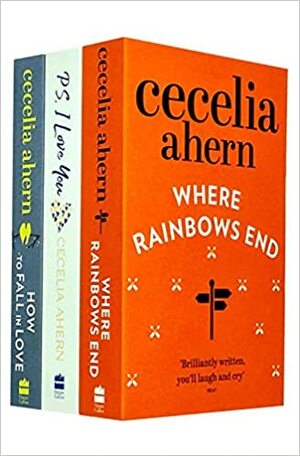 Book collection: PS, I Love You, Where Rainbow ends, How To Fall in Love  by Cecelia Ahern