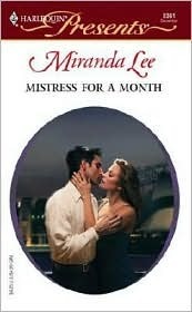 Mistress for a Month by Miranda Lee