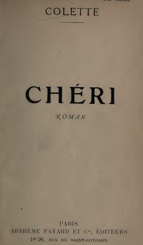 Cheri; Roman [Par] Colette by Colette