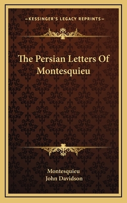 The Persian Letters of Montesquieu by Montesquieu