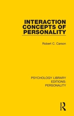 Interaction Concepts of Personality by 