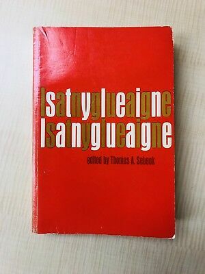 Style in Language by C.F. Voegelin, I.A. Richards, Thomas Albert Sebeok, Richard M. Dorson
