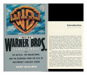 Inside Warner Bros. by Behlmer, Rudy Behlmer