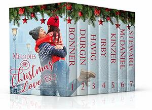 Melodies of Christmas Love: A Boxed Set Collection of Contemporary Christian Christmas Romance Novellas by Sylvia Stewart, JoAnn Durgin, Chautona Havig, Lesley Ann McDaniel, Lynnette Bonner, Dawn Kinzer, Annette M. Irby