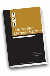 Fyi For Talent Management by Michael M. Lombardo