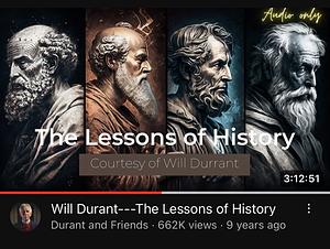 The Lessons of History by Will Durant