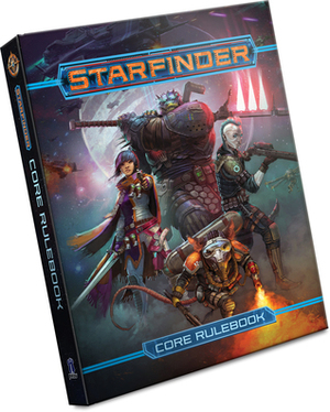 Starfinder: Core Rulebook by Sebastian Hue, Amanda Hamon Kunz, Aleksandr Dochkin, Adam Daigle, Rogier van de Beek, Robert Lazzaretti, Owen K.C. Stephens, James L. Sutter, Mikaël Léger, Crystal Frasier, Guido Kuip, Taylor Fischer, Josh Vogt, Damien Mammoliti, Stephen Radney-MacFarland, Pavel Rtishev, Logan Bonner, Alexander Augunas, Jessica Price, Pixoloid Studios, Mark Seifter, Alexandur Alexandrov, Sarah E. Robinson, Mark Molnar, Mark Moreland, Miroslav Petrov, David Alvarez, Jason Bulmahn, Rob McCreary, Connor Sheehan, Amber E. Scott, Ben Wootten, Roberto Pitturru, Hugh Pindur, F. Wesley Schneider, Maichol Quinto, Setiawan Lie, Gaspar Gombos, Mirco Paganessi, Dave Melvin, Tomasz Chistowski, Lissa Guillet, Joshua Wright, David Franco Campos, Nothof Ferenc, Víctor Manuel Leza Moreno, Leon Tukker, John Compton, Jason Keeley, Thurston Hillman, Remko Troost, Judy Bauer, Erik Mona, David Metzger, Firat Solhan, Leonardo Borazio, Jose Parodi