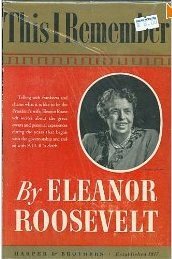 This I Remember by Eleanor Roosevelt