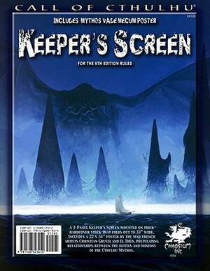 Call of Cthulhu Keeper's Screen by Christian Grussi, El Théo, Charlie Krank